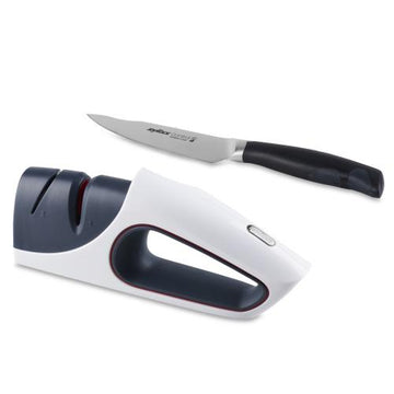 Cuchillo y afilador con base Zyliss